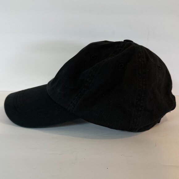 Roots Canada Black Ball Cap with Red Maple Leaf 52CM - Picture 2 of 5